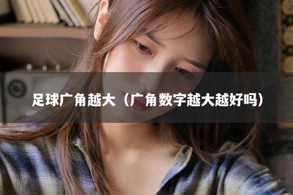足球广角越大(广角数字越大越好吗)